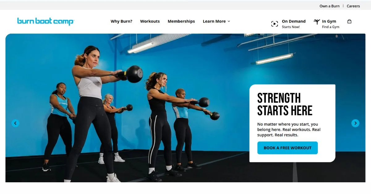 Health and Fitness Franchise - burnboot