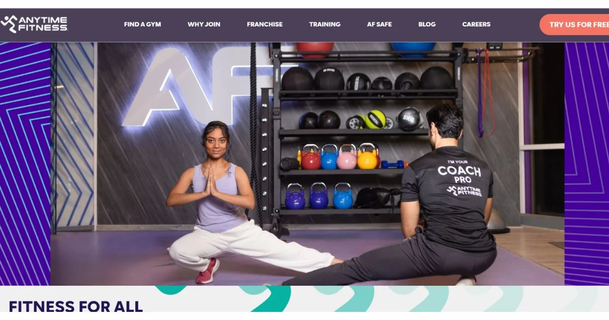 Health and Fitness Franchise - anytime fitness