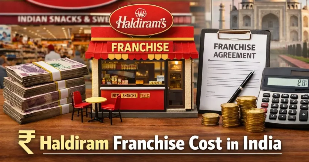 Haldiram franchise cost in india